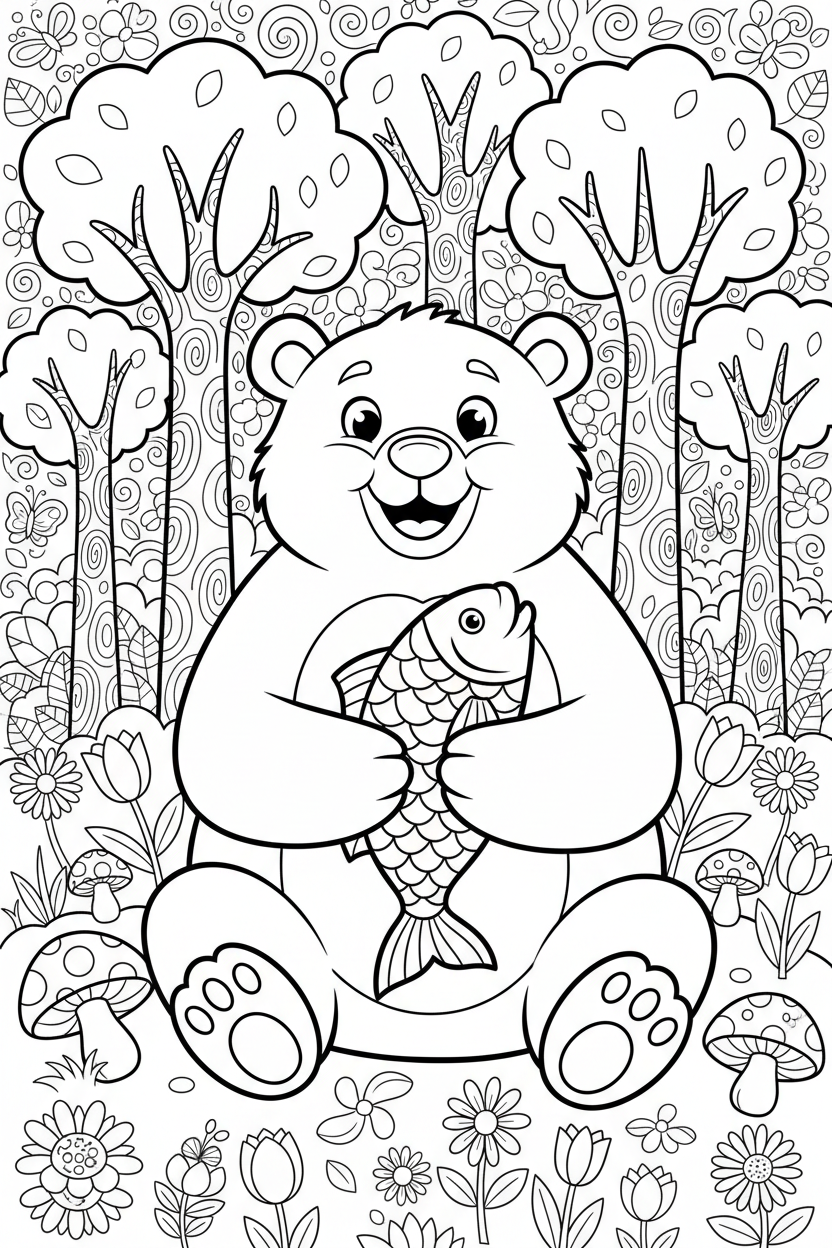 Bear Coloring Page