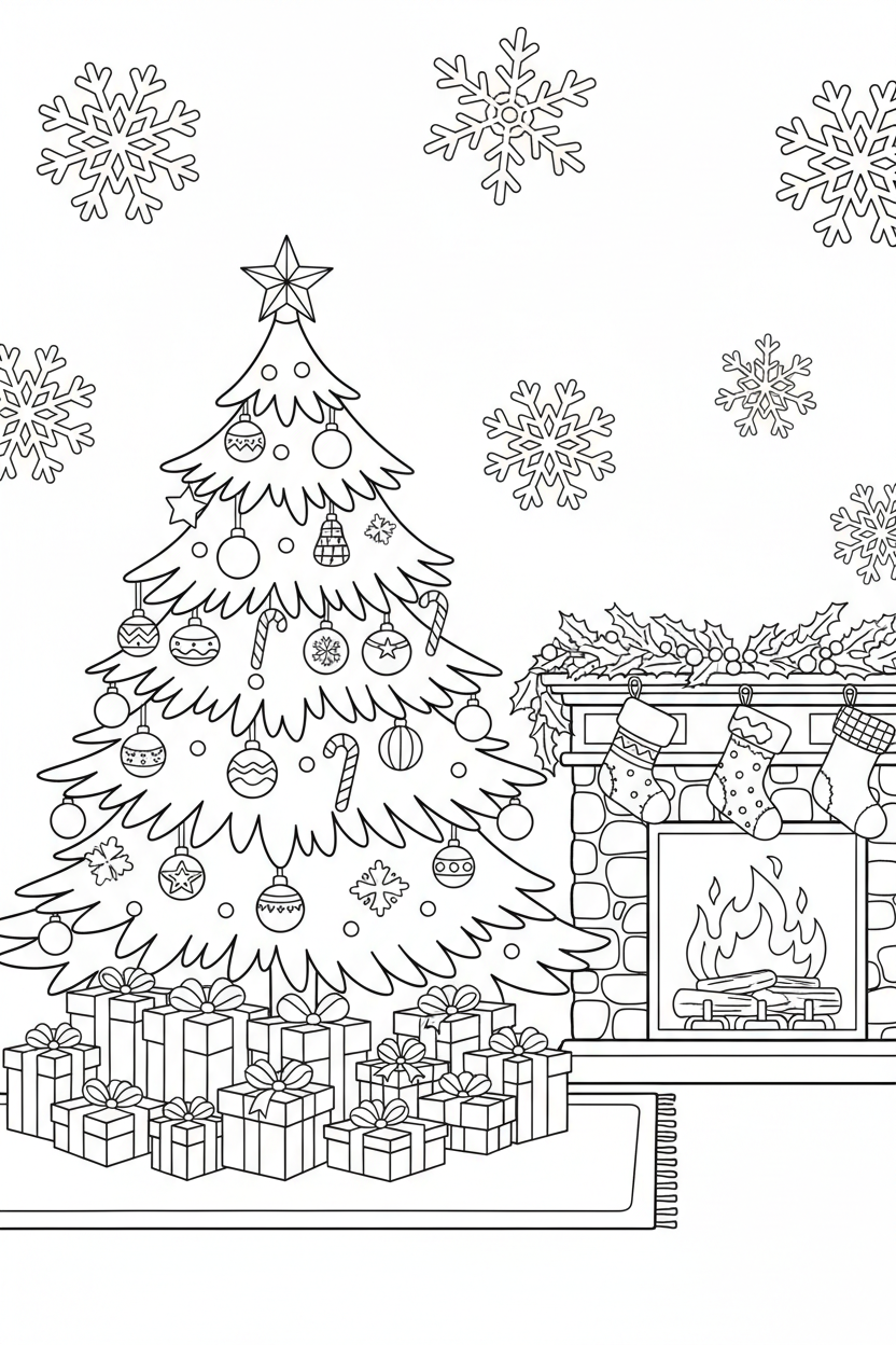 Christmas Coloring Page