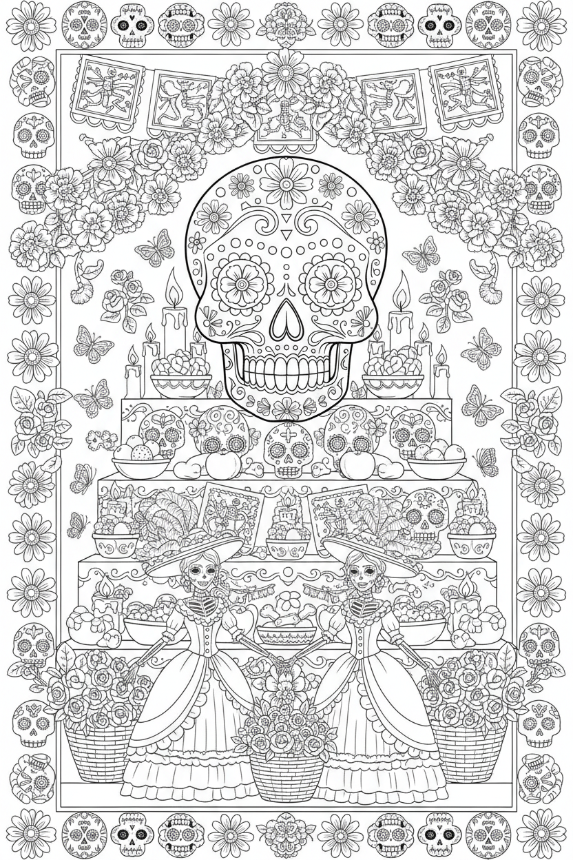 Día de los Muertos Scene