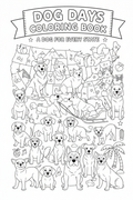 Dog Days Coloring Book Cover