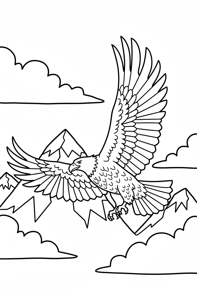 Eagle Coloring Page