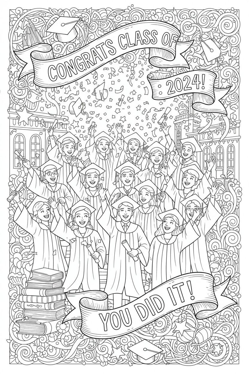 Graduation Scene
