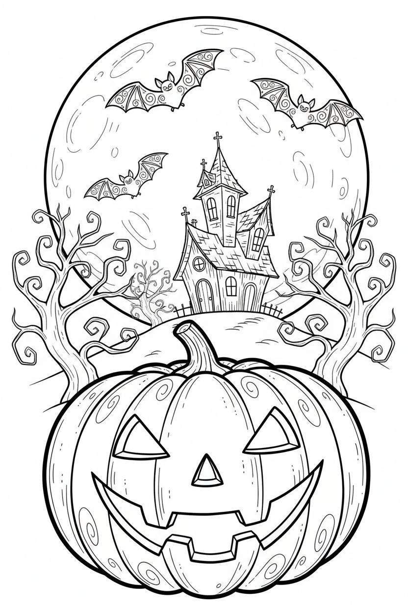 Halloween Coloring Page