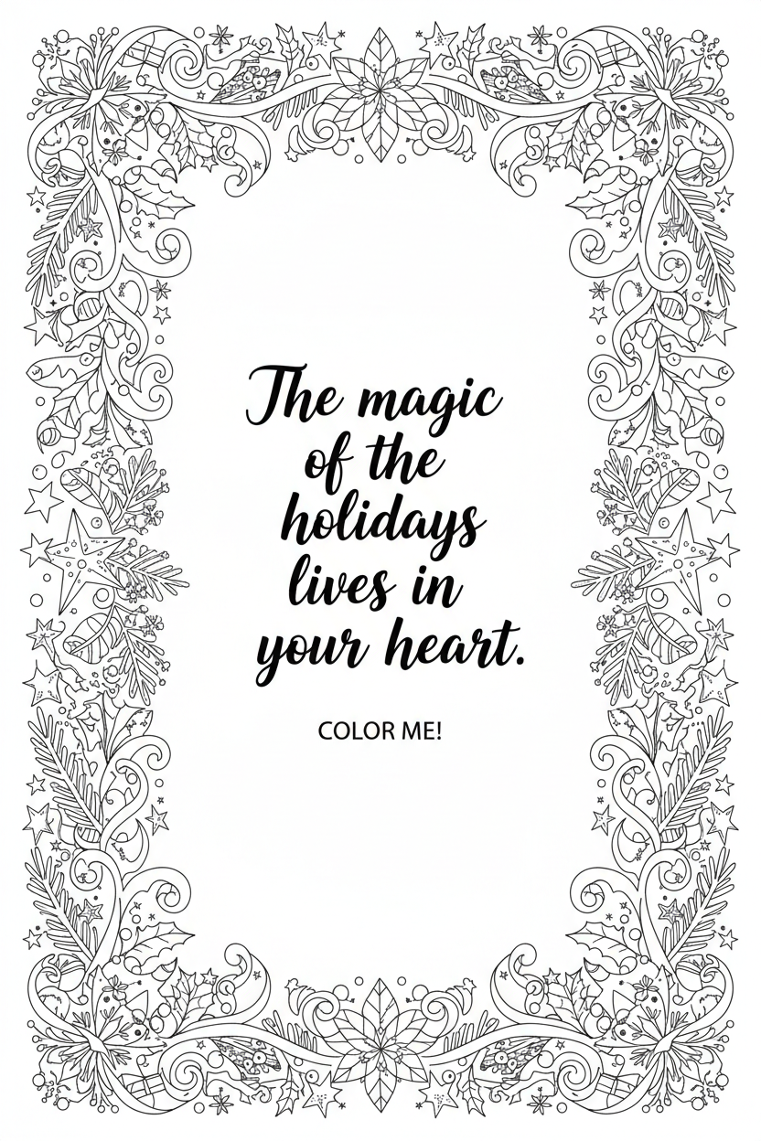 Holiday Magic Quote