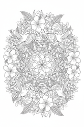 Hummingbird Mandala