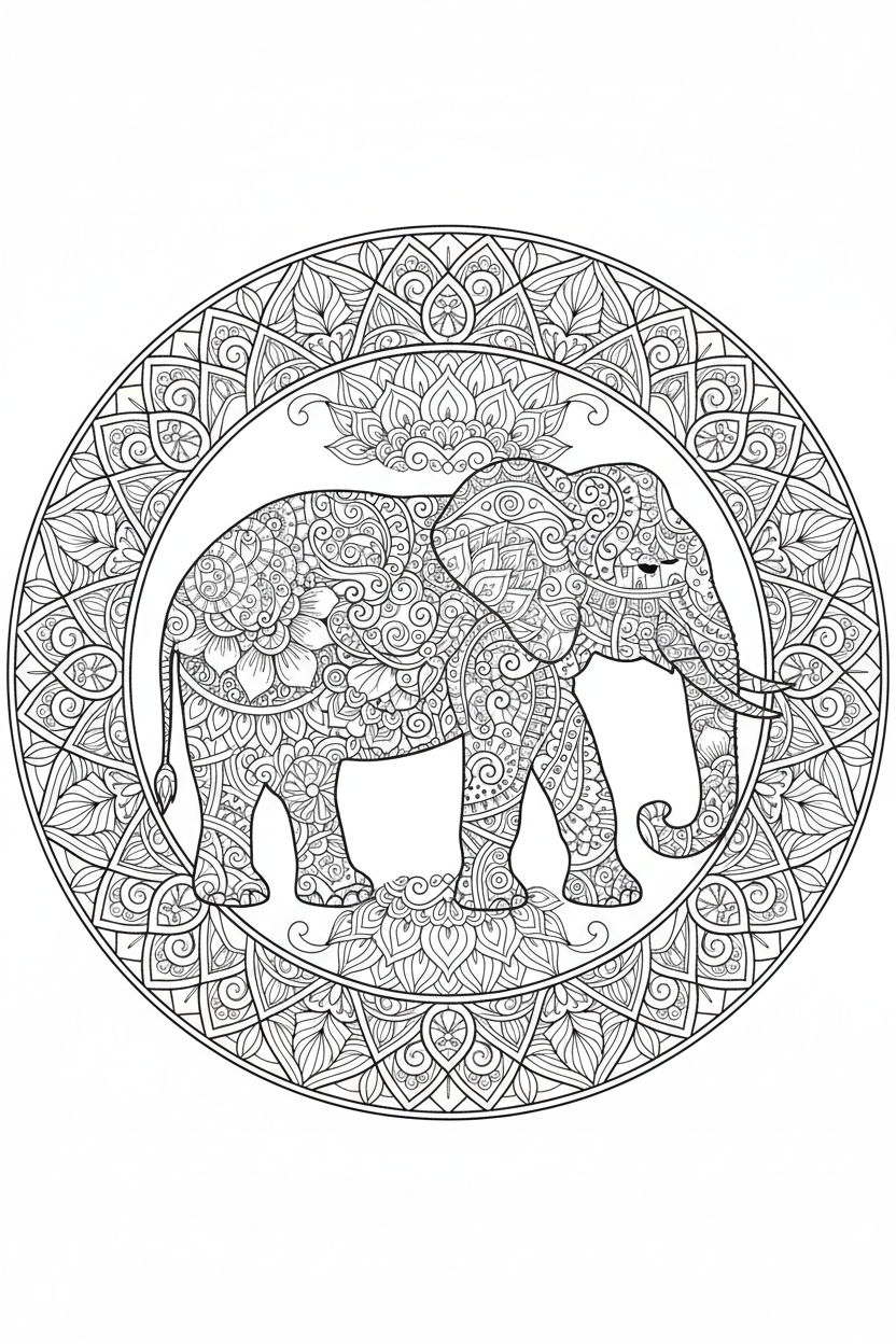 Mandala Coloring Page 14