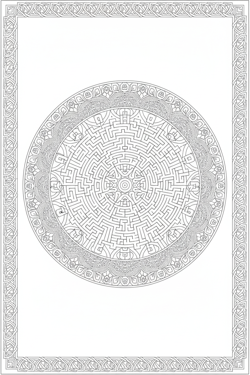 Mandala Coloring Page 20