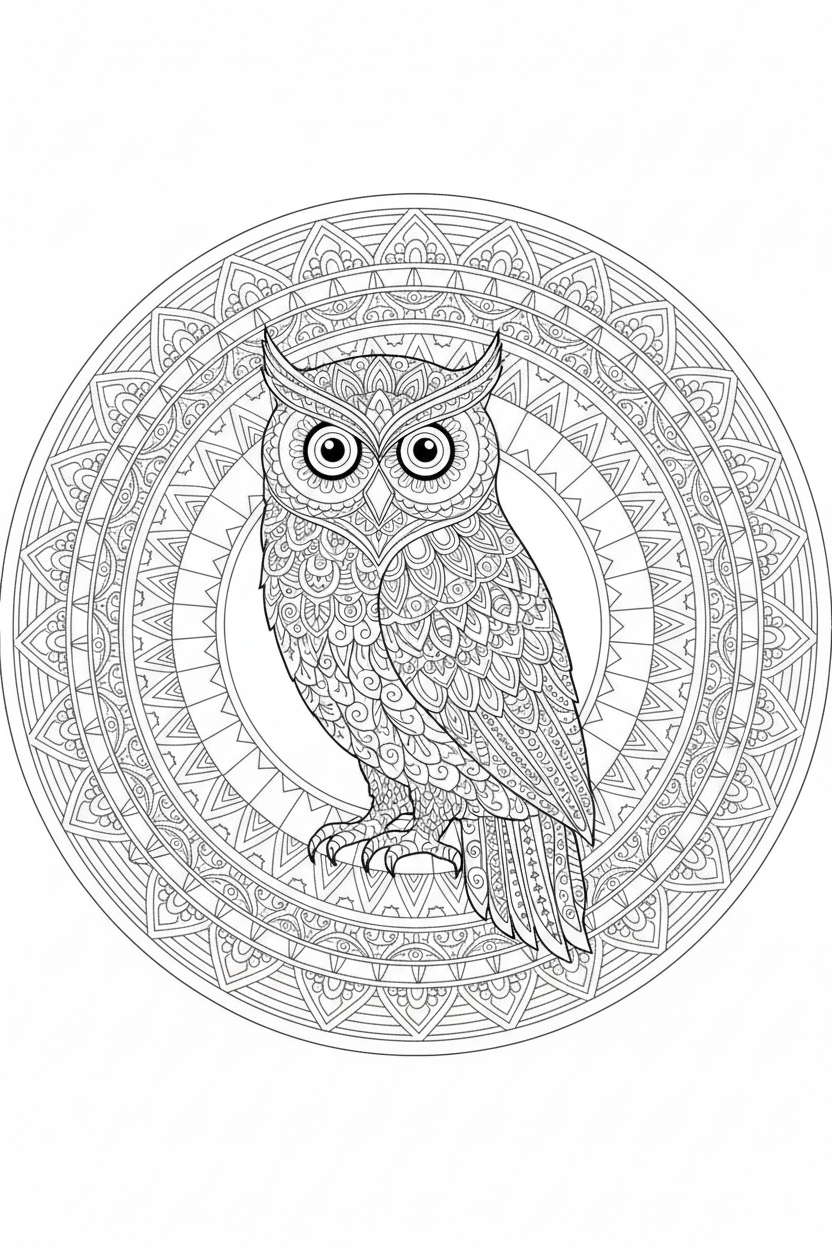 Mandala Coloring Page 21