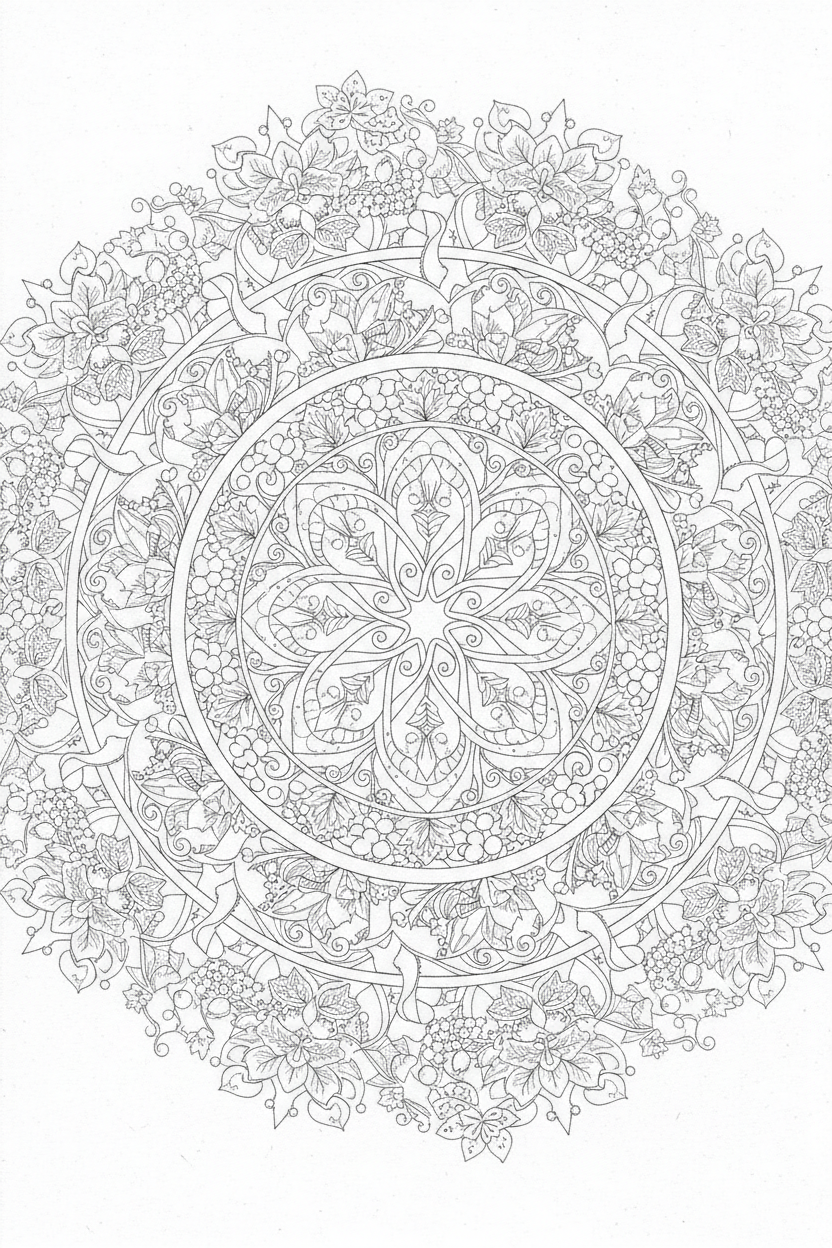 Mandala Coloring Page 23