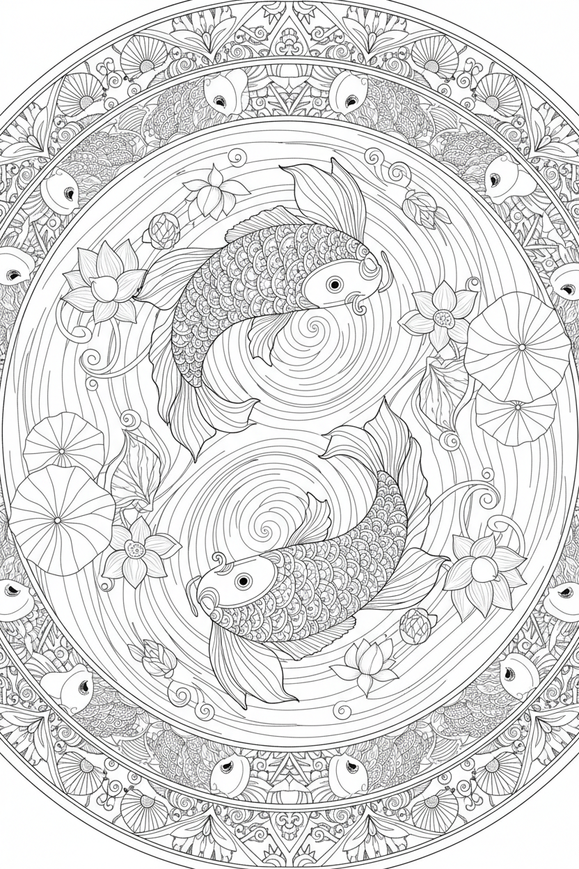Mandala Coloring Page 24