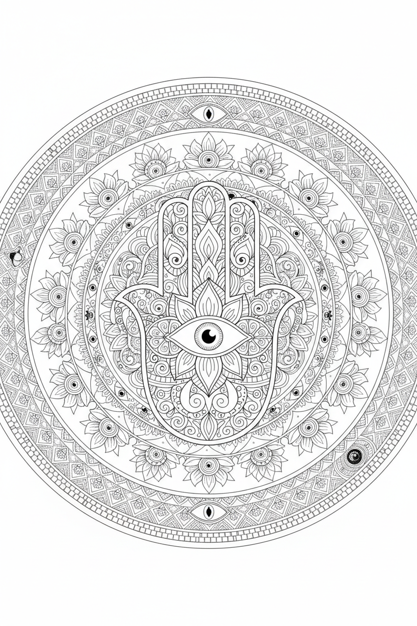 Mandala Coloring Page 25