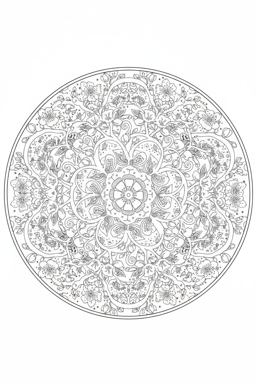 Mandala Coloring Page 26