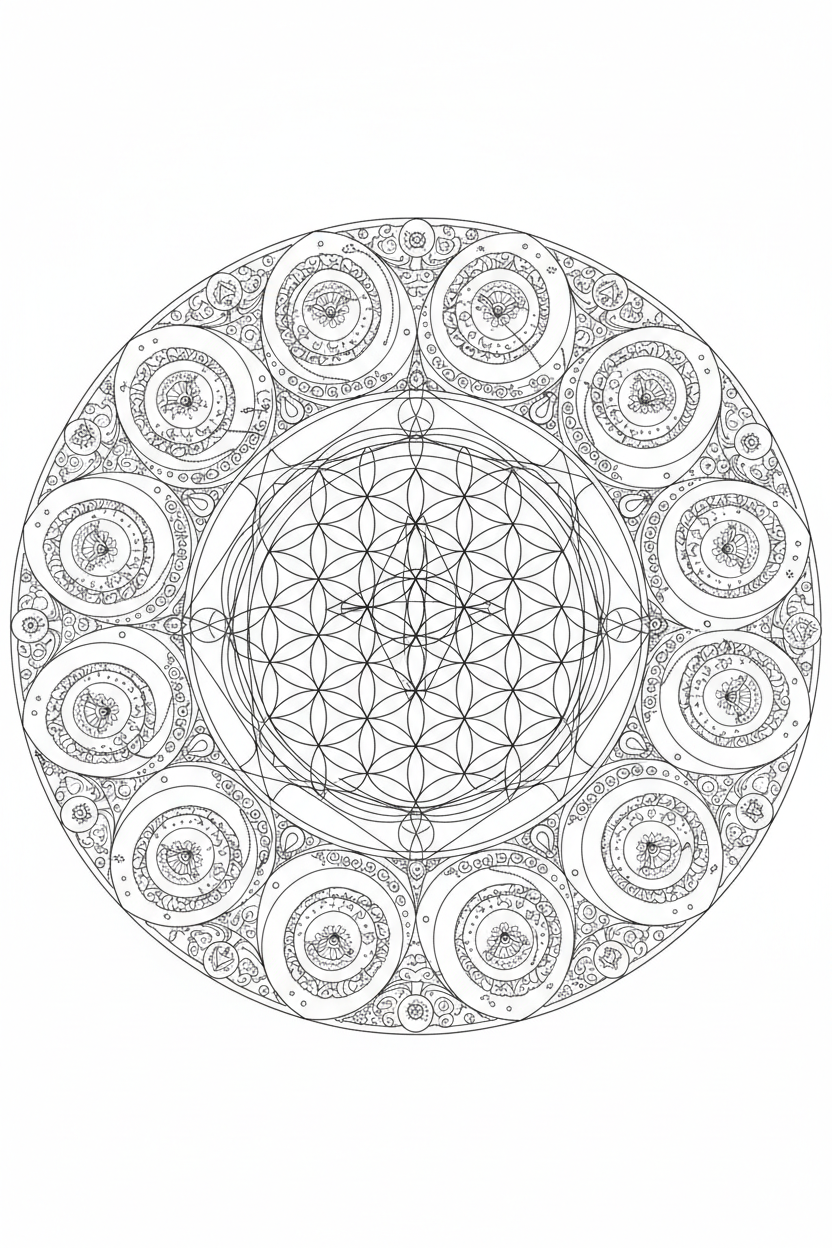 Mandala Coloring Page 28