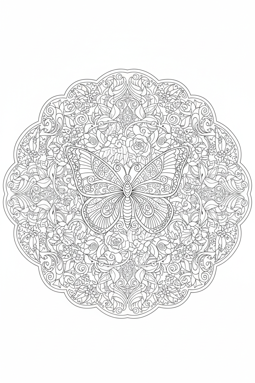 Mandala Coloring Page 2