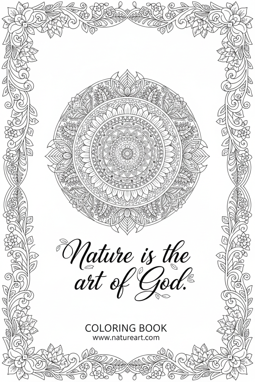 Nature Art Quote Page