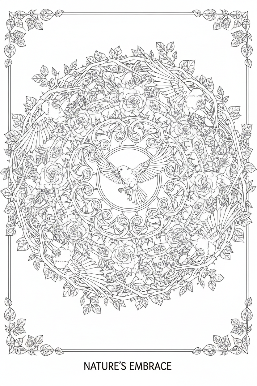 Raven Rose Mandala