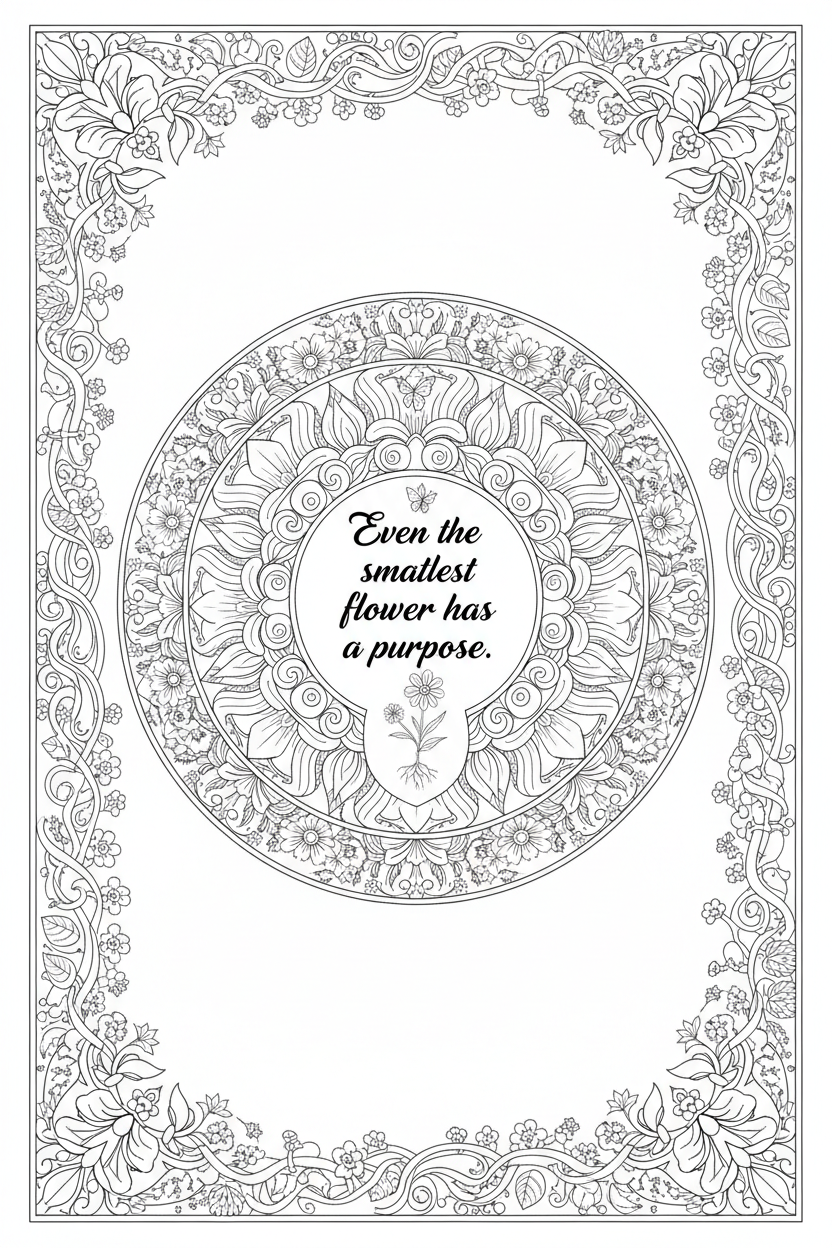 Smallest Flower Quote Page