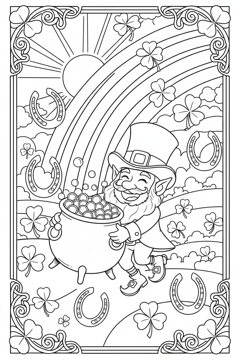 St. Patrick's Day Coloring Page