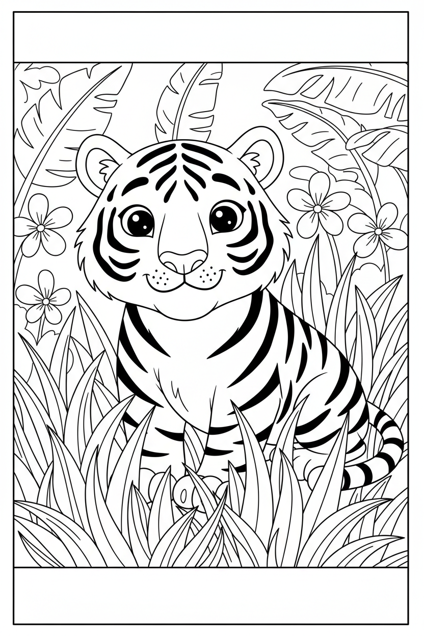 Tiger Coloring Page
